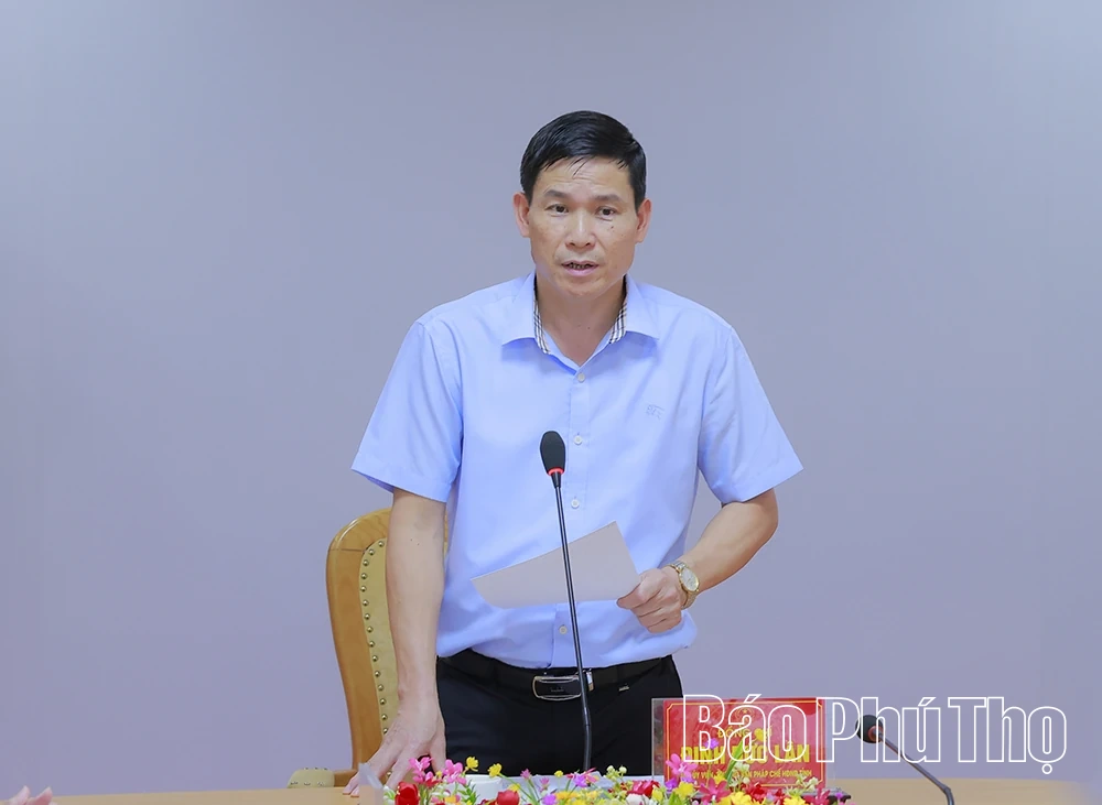 Ban Pháp chế HĐND tỉnh thẩm tra dự thảo nghị quyết