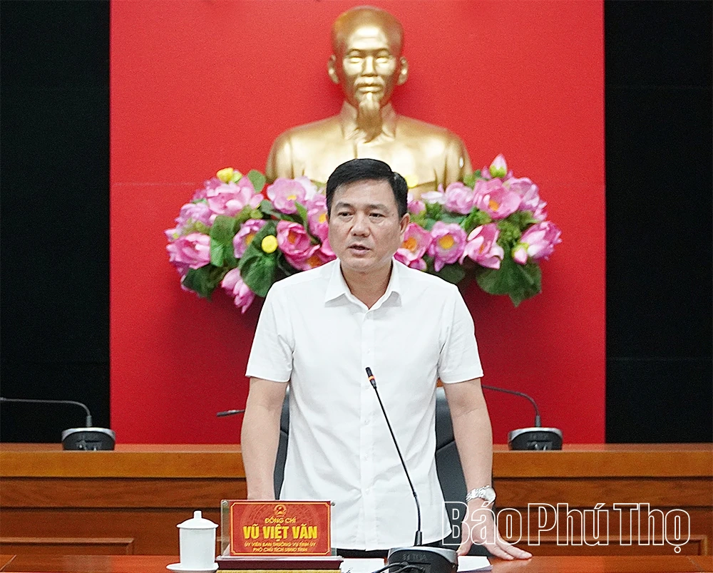 Hoàn thiện Đề án phát triển cấp nước tỉnh Phú Thọ và Quy hoạch Cụm công nghiệp Đú Sáng