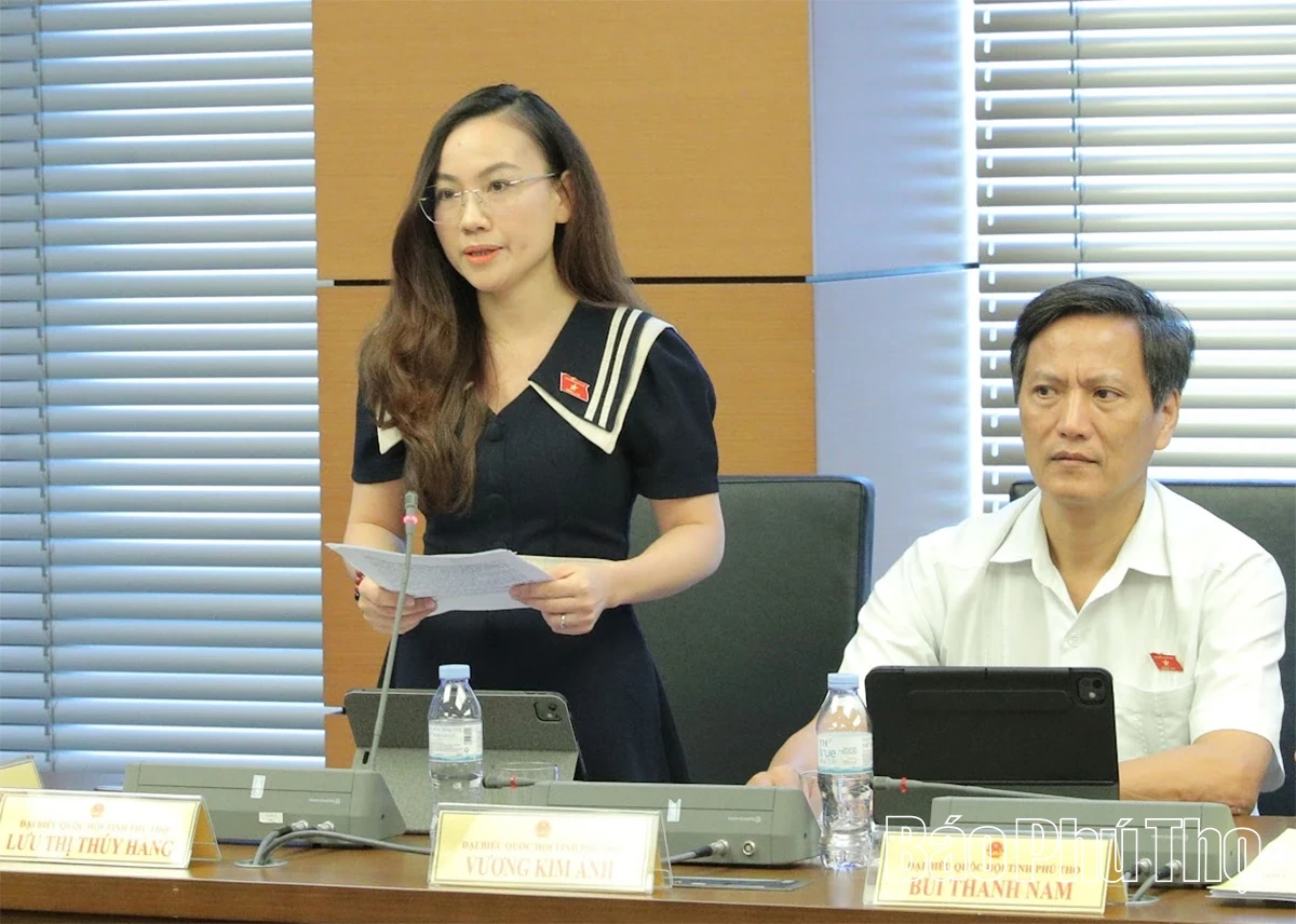 Đại biểu Quốc hội tỉnh Phú Thọ thảo luận các dự án luật