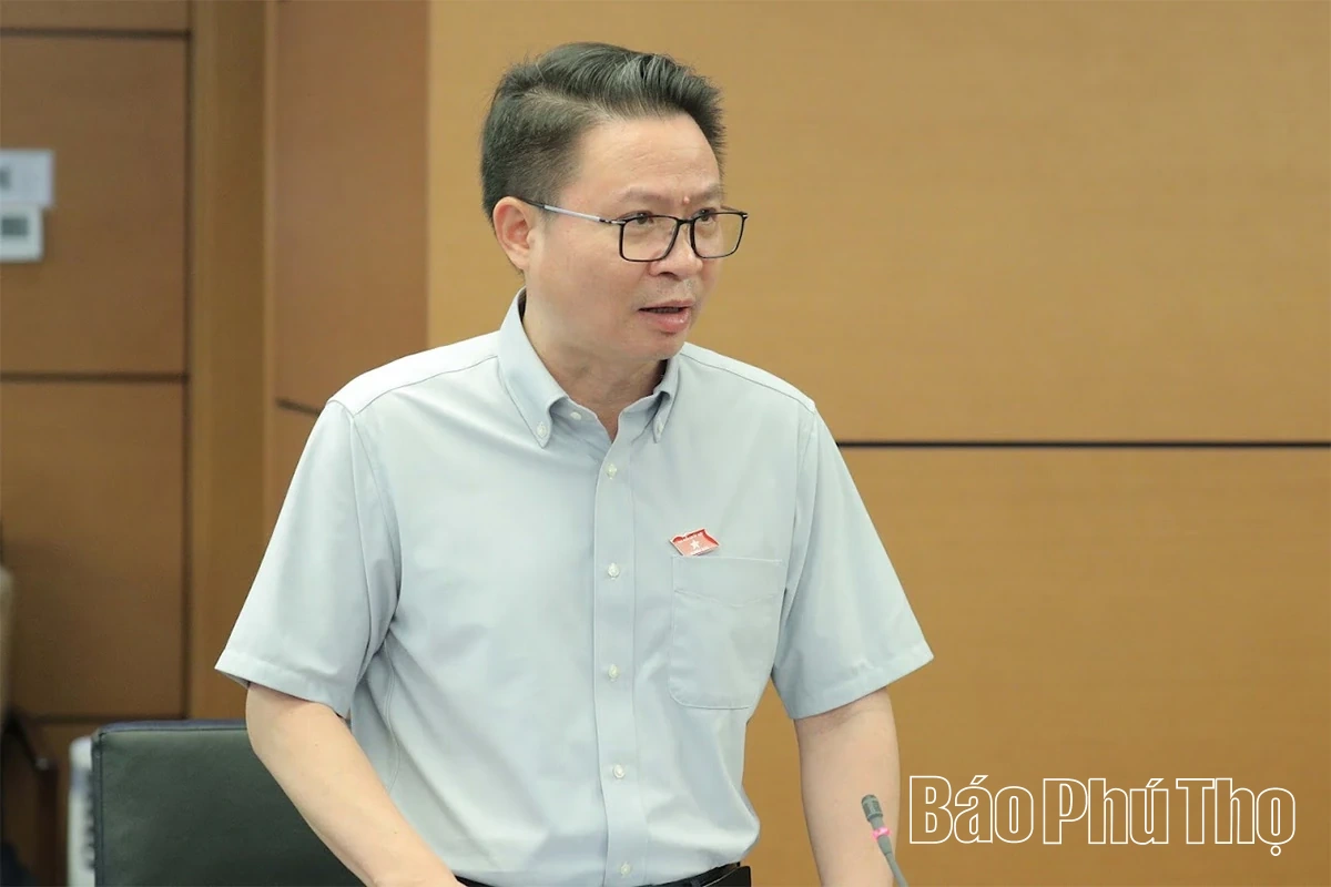 Đại biểu Quốc hội tỉnh Phú Thọ tham gia thảo luận về các dự án luật
