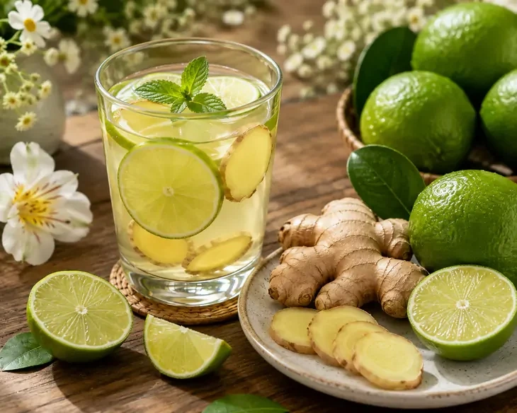 Lợi ích của nước chanh gừng