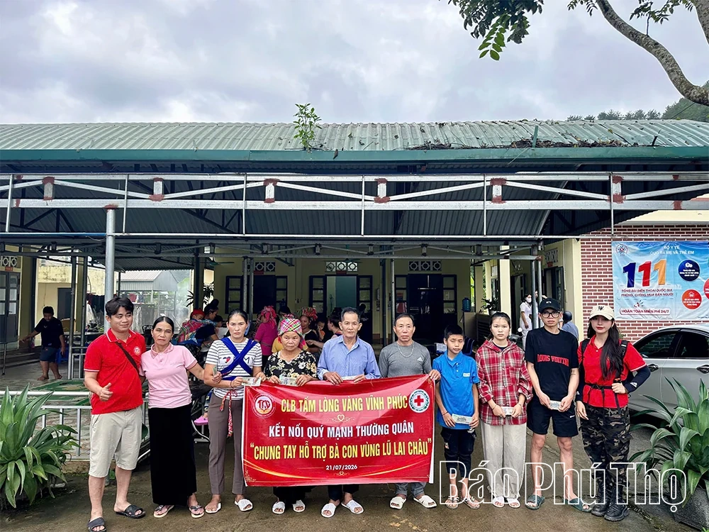 Câu lạc bộ Tấm lòng vàng Vĩnh Phúc - Lan tỏa những việc làm ý nghĩa vì cộng đồng