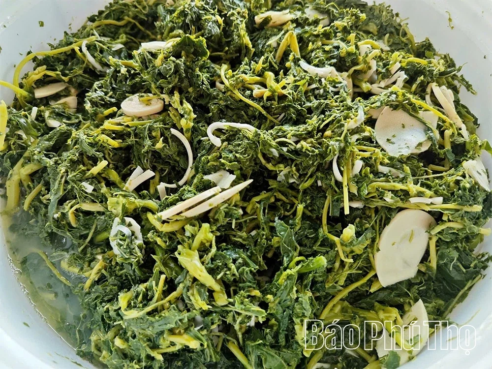 Rich Flavor of Fermented Cassava Leaves