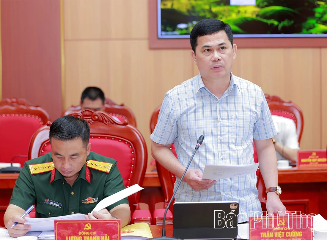 Ban Thường vụ Tỉnh ủy cho ý kiến nhiều nội dung quan trọng