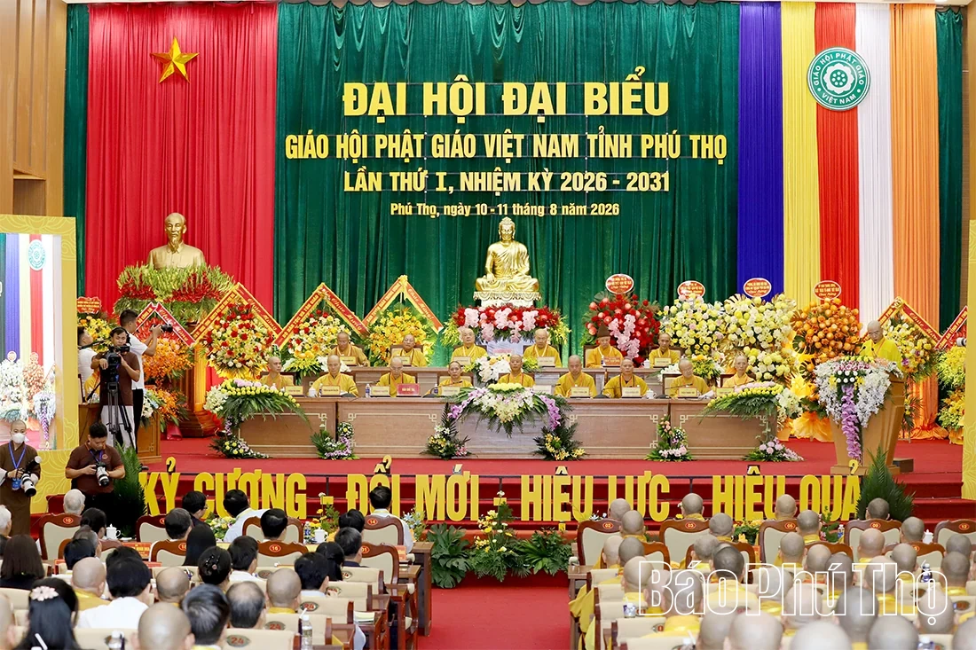 Đại hội đại biểu Giáo hội Phật giáo Việt Nam tỉnh Phú Thọ lần thứ I thành công tốt đẹp