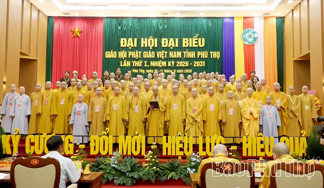 Đại hội đại biểu Giáo hội Phật giáo Việt Nam tỉnh Phú Thọ lần thứ I thành công tốt đẹp