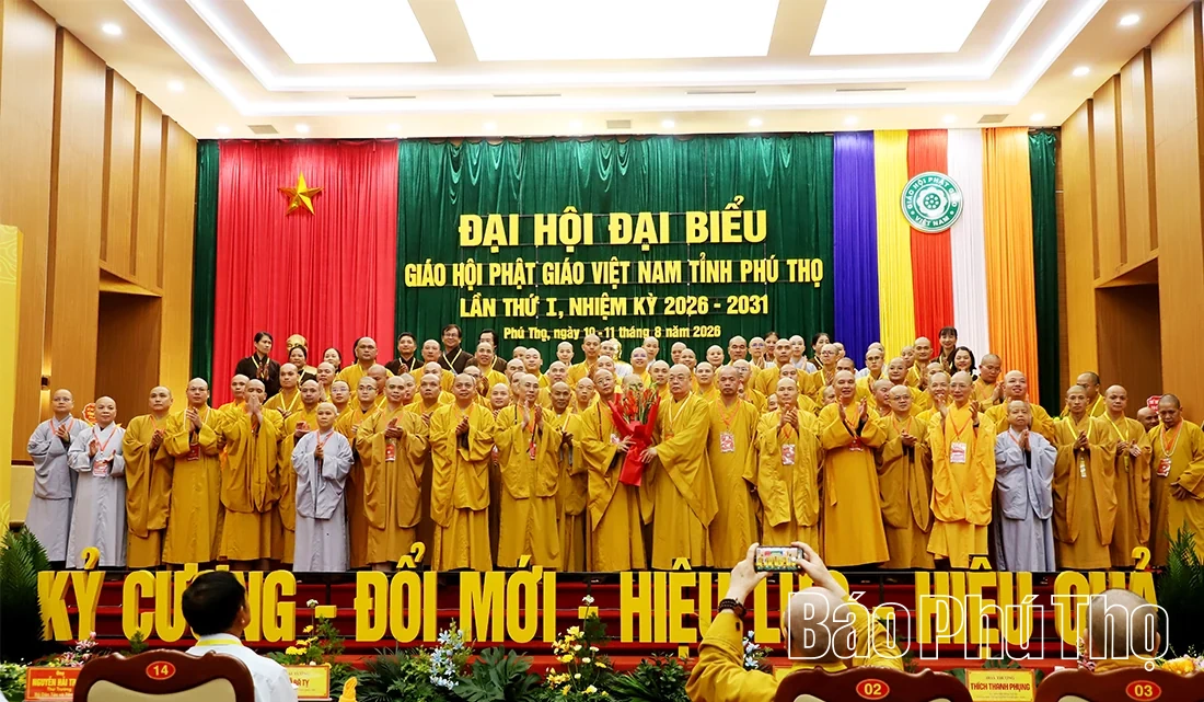 Đại hội đại biểu Giáo hội Phật giáo Việt Nam tỉnh Phú Thọ lần thứ I thành công tốt đẹp