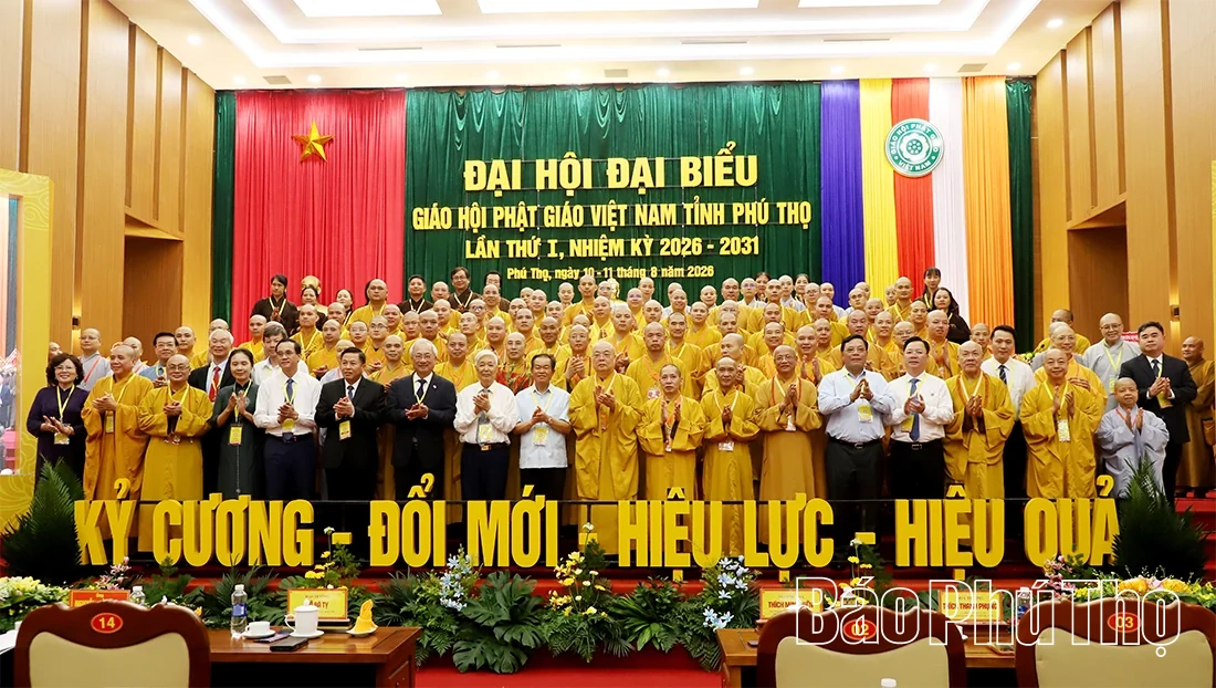 Đại hội đại biểu Giáo hội Phật giáo Việt Nam tỉnh Phú Thọ lần thứ I thành công tốt đẹp