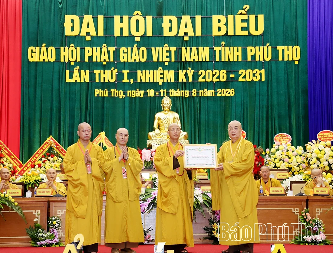 Đại hội đại biểu Giáo hội Phật giáo Việt Nam tỉnh Phú Thọ lần thứ I thành công tốt đẹp