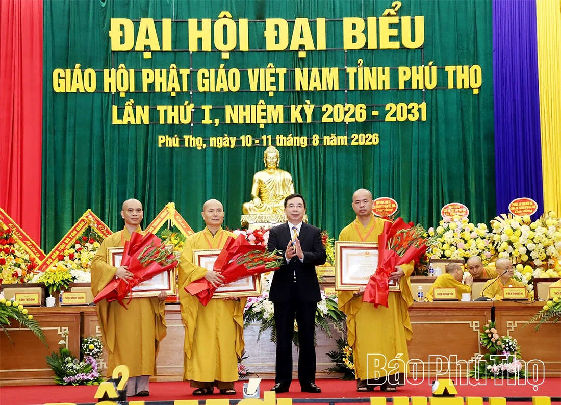 Đại hội đại biểu Giáo hội Phật giáo Việt Nam tỉnh Phú Thọ lần thứ I thành công tốt đẹp