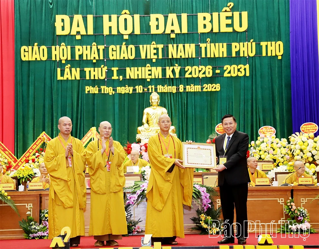 Đại hội đại biểu Giáo hội Phật giáo Việt Nam tỉnh Phú Thọ lần thứ I thành công tốt đẹp