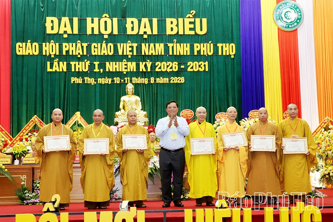 Đại hội đại biểu Giáo hội Phật giáo Việt Nam tỉnh Phú Thọ lần thứ I thành công tốt đẹp