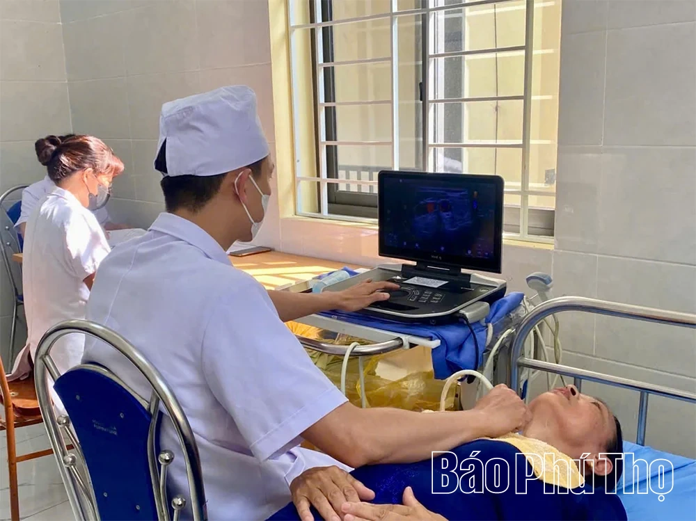 Trung tâm Y tế khu vực Tam Dương khám bệnh miễn phí cho người dân