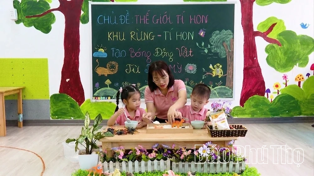 Tiếp sức giáo dục mầm non vùng công nghiệp