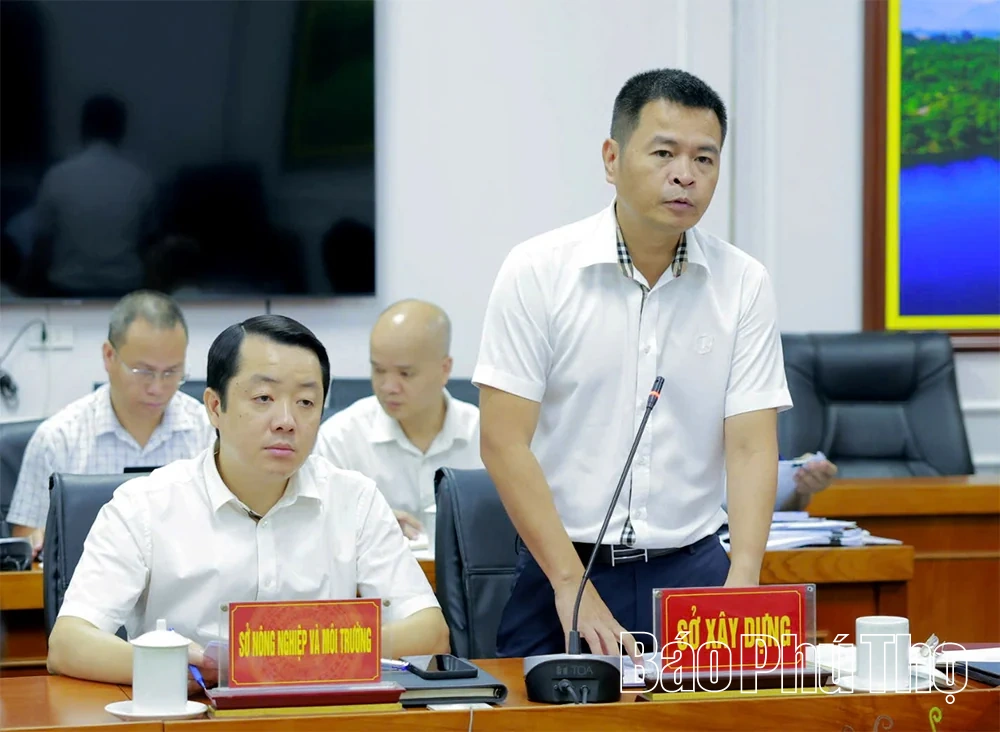 Phó Chủ tịch UBND tỉnh Vũ Việt Văn yêu cầu hoàn thiện định mức dịch vụ đô thị