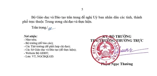 Hướng dẫn sắp xếp, bổ nhiệm, thực hiện chế độ, chính sách, xếp lương nhà giáo