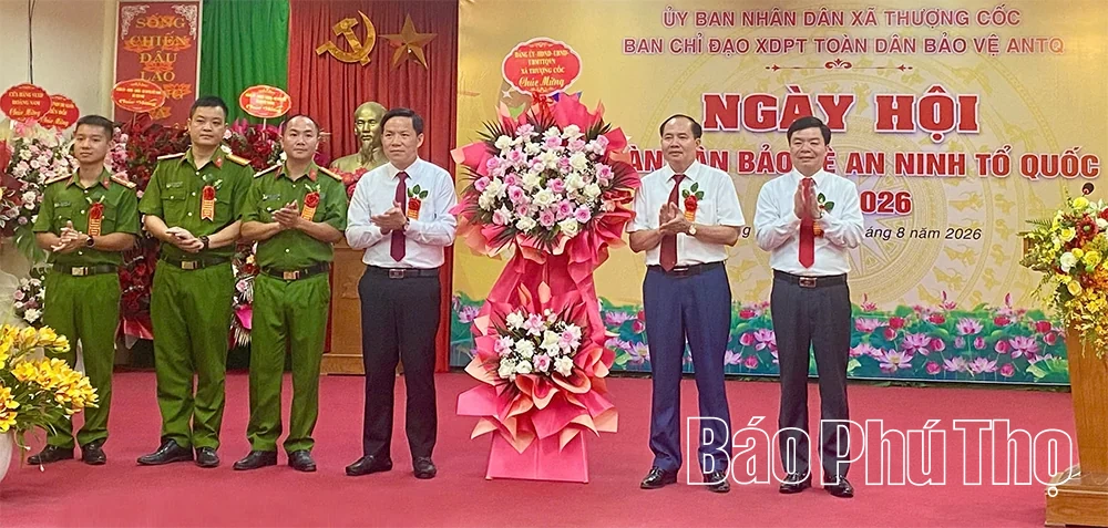 Thượng Cốc tổ chức ngày hội toàn dân bảo vệ an ninh Tổ quốc