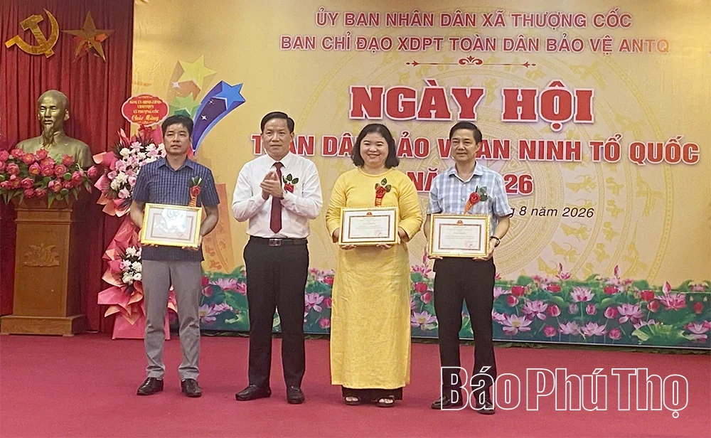Thượng Cốc tổ chức ngày hội toàn dân bảo vệ an ninh Tổ quốc