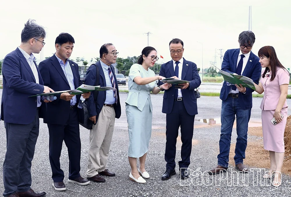 Phú Thọ mở rộng hợp tác với doanh nghiệp Hàn Quốc trong lĩnh vực môi trường, năng lượng