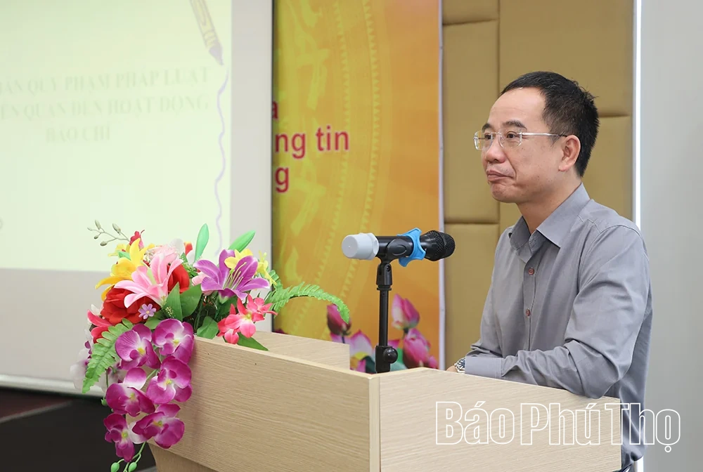 Tập huấn Luật Báo chí và các văn bản hướng dẫn thi hành