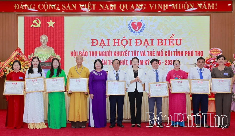 Đại hội đại biểu Hội Bảo trợ người khuyết tật và trẻ mồ côi tỉnh Phú Thọ lần thứ I,&nbsp;nhiệm kỳ 2026-2031