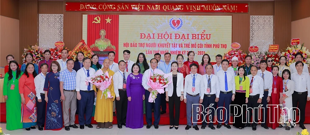 Đại hội đại biểu Hội Bảo trợ người khuyết tật và trẻ mồ côi tỉnh Phú Thọ lần thứ I,&nbsp;nhiệm kỳ 2026-2031