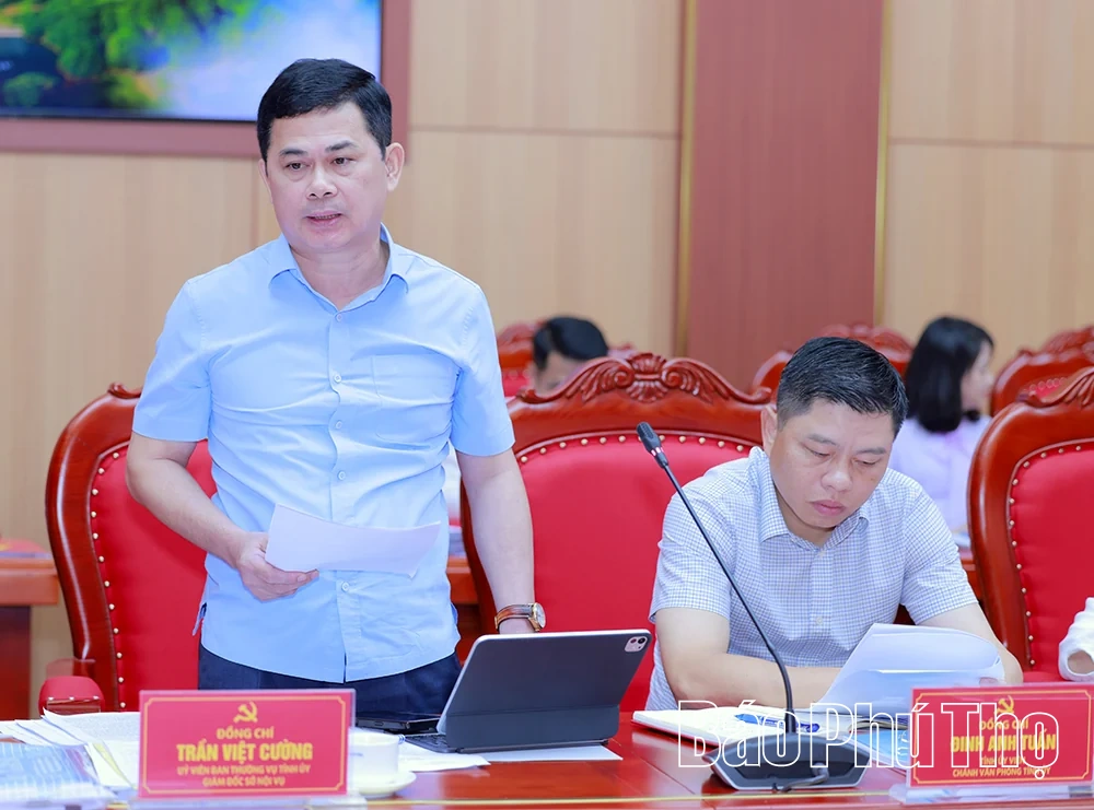 Đoàn Kiểm tra, giám sát số 224 của Bộ Chính trị làm việc tại tỉnh Phú Thọ