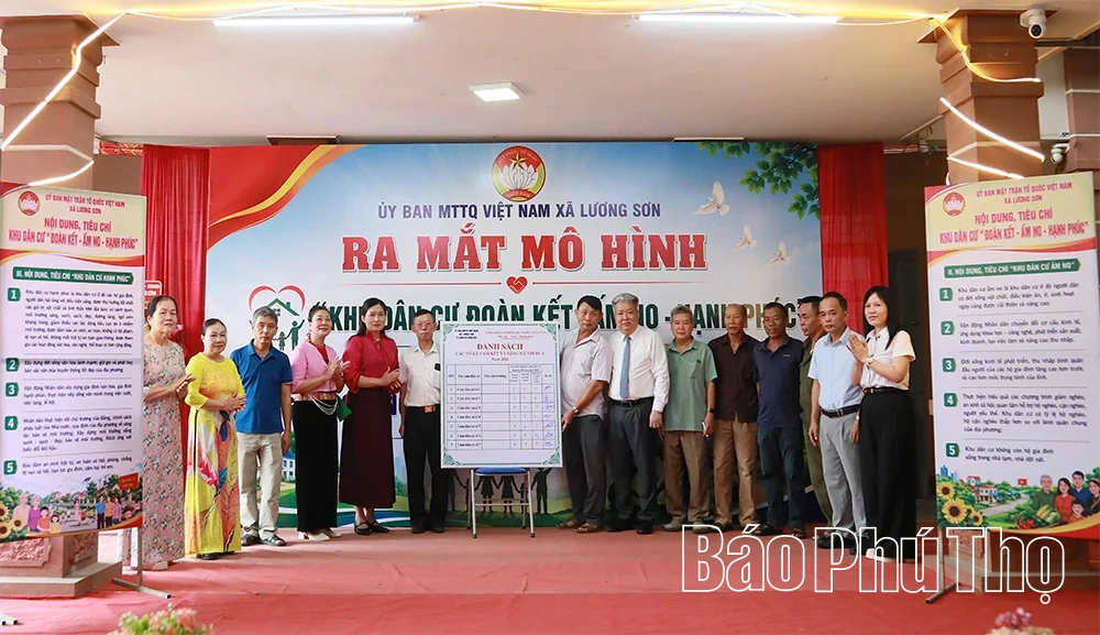 Xây dựng cộng đồng dân cư đoàn kết, ấm no, hạnh phúc