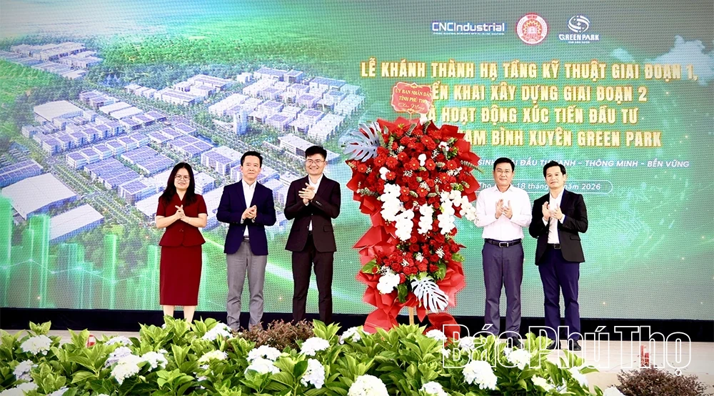 Triển khai xây dựng giai đoạn 2 Khu công nghiệp Nam Bình Xuyên Green Park