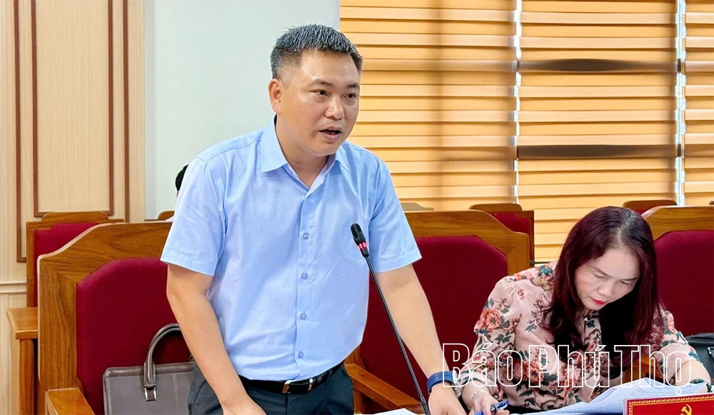Đoàn Kiểm tra, giám sát số 224 làm việc với Ban Thường vụ Đảng ủy xã Tam Đảo