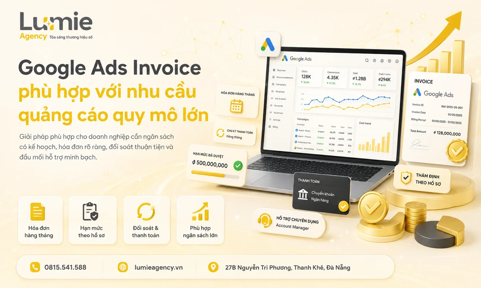 Công ty Lumie Agency: Giải pháp thuê tài khoản quảng cáo Google cho doanh nghiệp