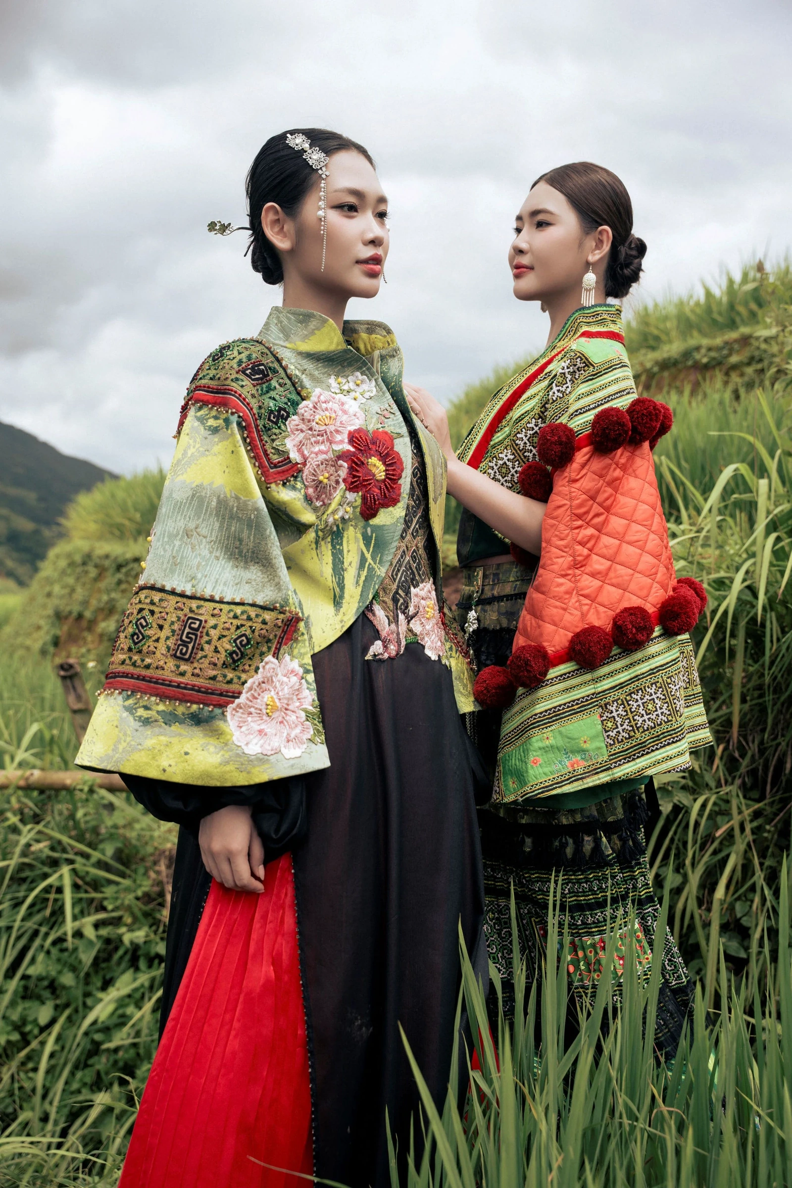Di sản ruộng bậc thang Mù Cang Chải trở thành cảm hứng thời trang độc đáo