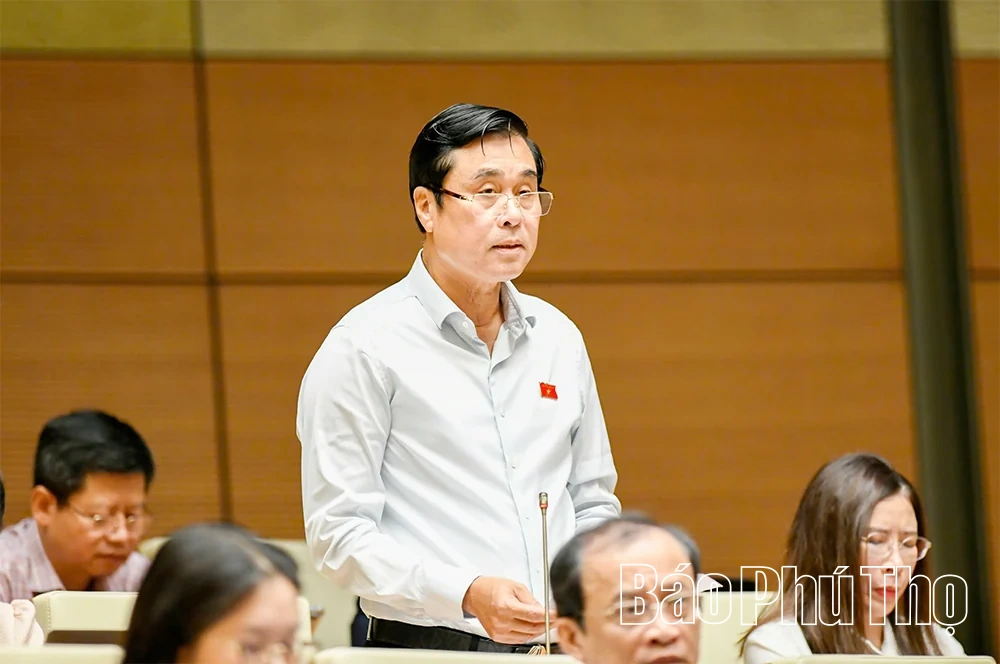 Đại biểu Quốc hội tỉnh thảo luận về&nbsp;định hướng chính sách sửa đổi Luật Kinh doanh bất động sản