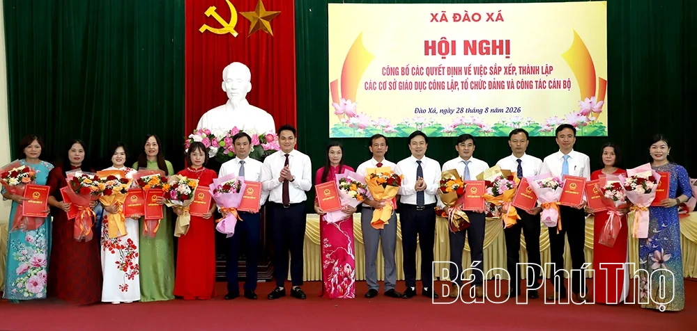 Xã Đào Xá: S ắp xếp, tổ chức lại 14 trường học công lập thành 3 trường