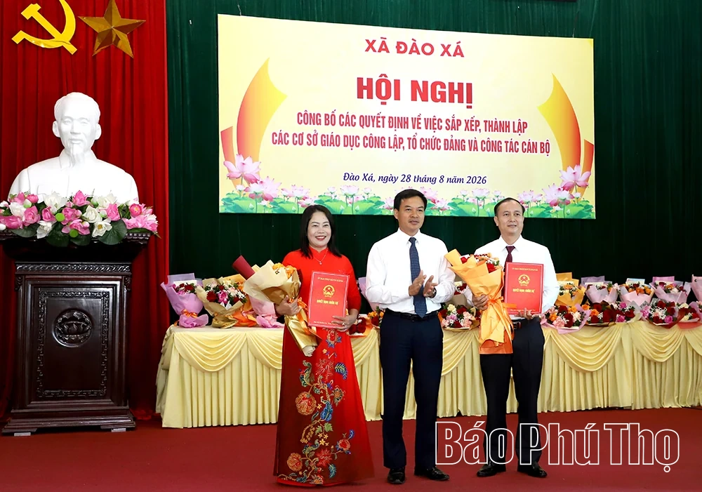Xã Đào Xá: S ắp xếp, tổ chức lại 14 trường học công lập thành 3 trường