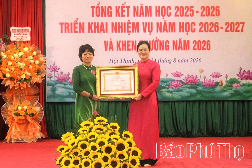 Xã Hội Thịnh tập trung nâng cao chất lượng giáo dục sau sắp xếp trường, lớp