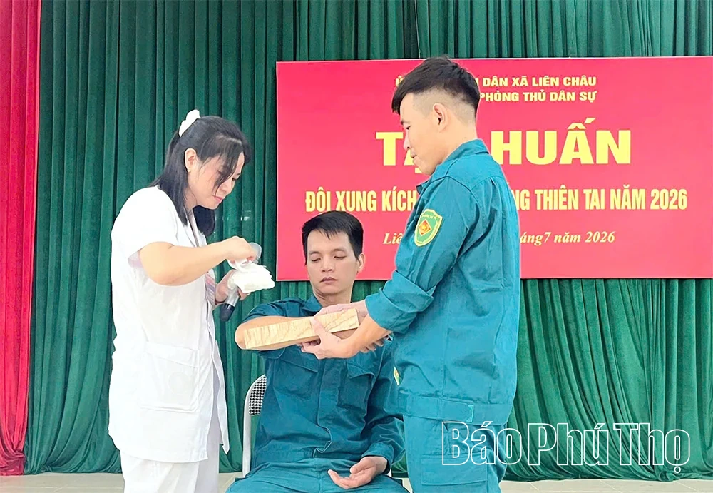 Liên Châu phát huy “4 tại chỗ”, chủ động ứng phó thiên tai