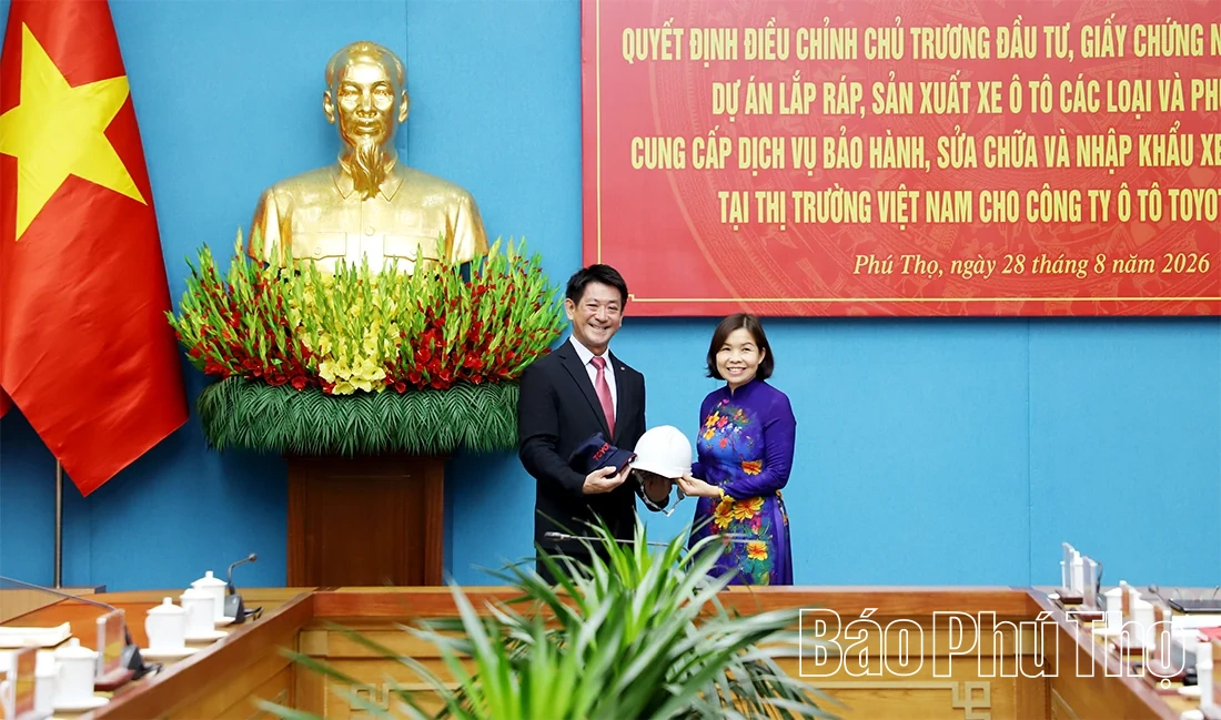 Phú Thọ điều chỉnh chủ trương đầu tư cho Toyota Việt Nam: Nâng tổng vốn đầu tư lên 373 triệu USD