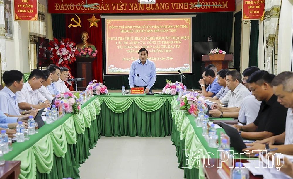 Quyết liệt chỉ đạo, bám sát tiến độ giải phóng mặt bằng các dự án của Tập đoàn Sun Group