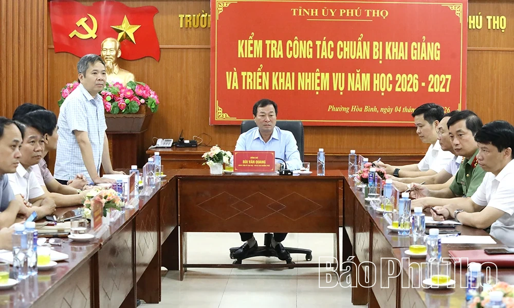 Phó Bí thư Thường trực Tỉnh ủy Bùi Văn Quang: Bước vào năm học mới với tâm thế mới, khí thế mới, hoàn thành tốt nhiệm vụ được giao