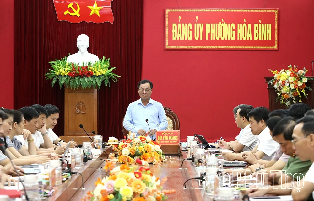 Phó Bí thư Thường trực Tỉnh ủy Bùi Văn Quang: Bước vào năm học mới với tâm thế mới, khí thế mới, hoàn thành tốt nhiệm vụ được giao
