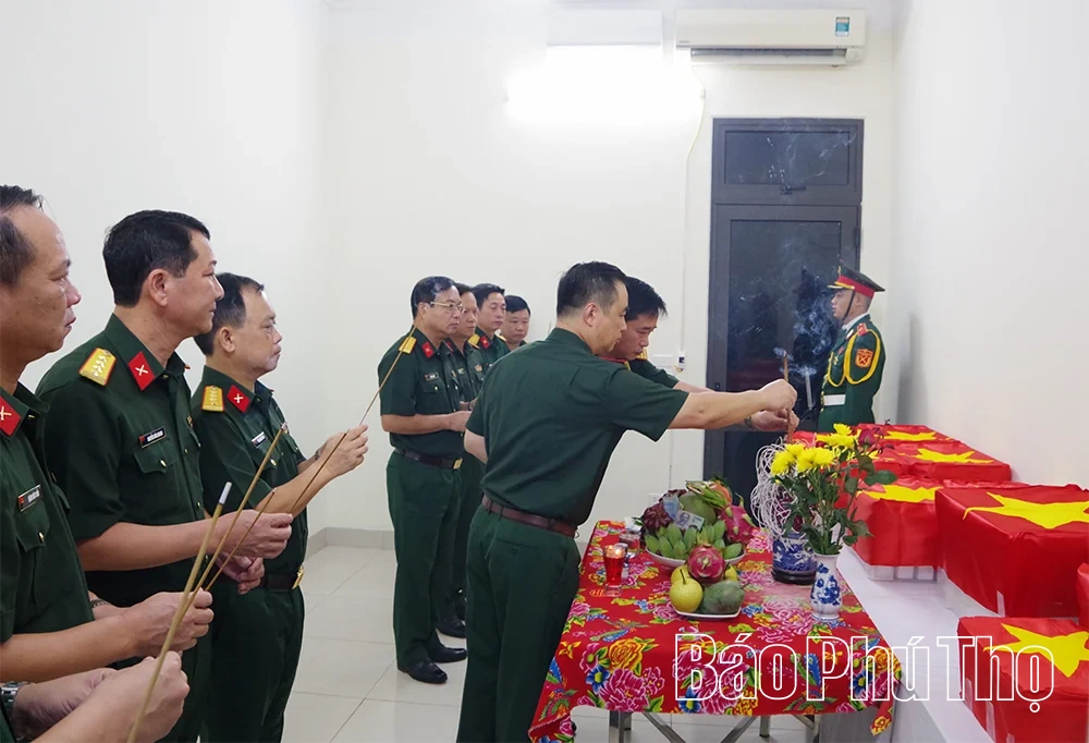 Hoàn thành bàn giao 100% mẫu hài cốt liệt sỹ đợt 1, phục vụ giám định ADN