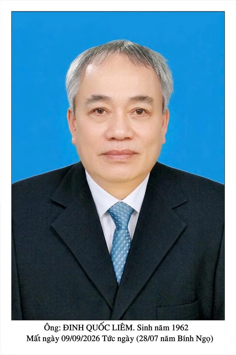 Quyết định thành lập Ban Tổ chức Lễ tang đồng chí Đinh Quốc Liêm, nguyên Ủy viên Ban Thường vụ Tỉnh ủy, nguyên Trưởng Ban Nội chính Tỉnh ủy