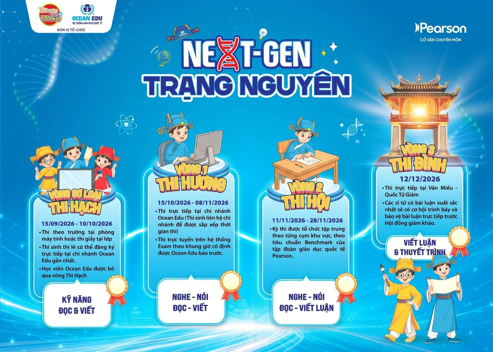 Chính thức phát động sân chơi học thuật tiếng Anh Next-Gen&nbsp;Trạng Nguyên 2026&nbsp;