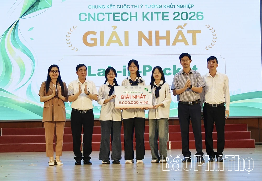 Trao 5 giải tại chung kết Cuộc thi Ý tưởng khởi nghiệp CNCTech KITE 2026