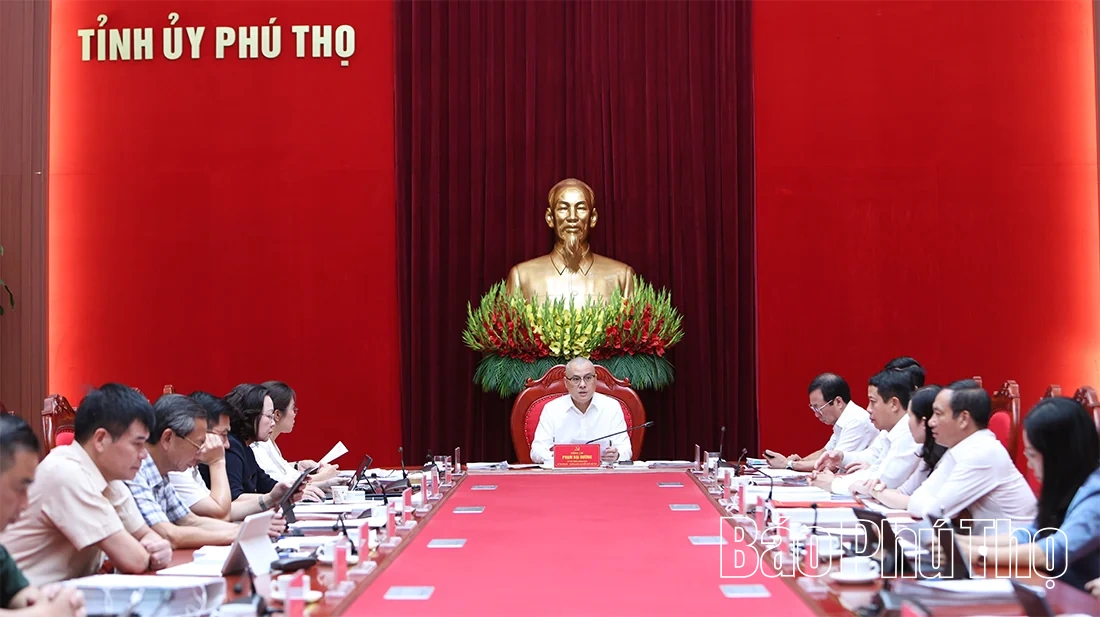Ban Thường vụ Tỉnh ủy cho ý kiến vào nhiều nội dung quan trọng