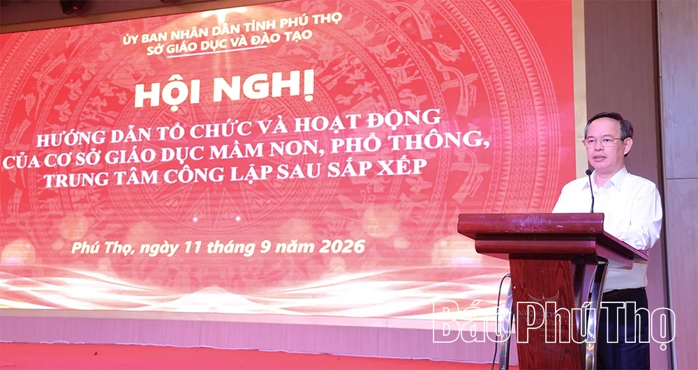 Phú Thọ nâng cao hiệu quả hoạt động của các cơ sở giáo dục sau sắp xếp