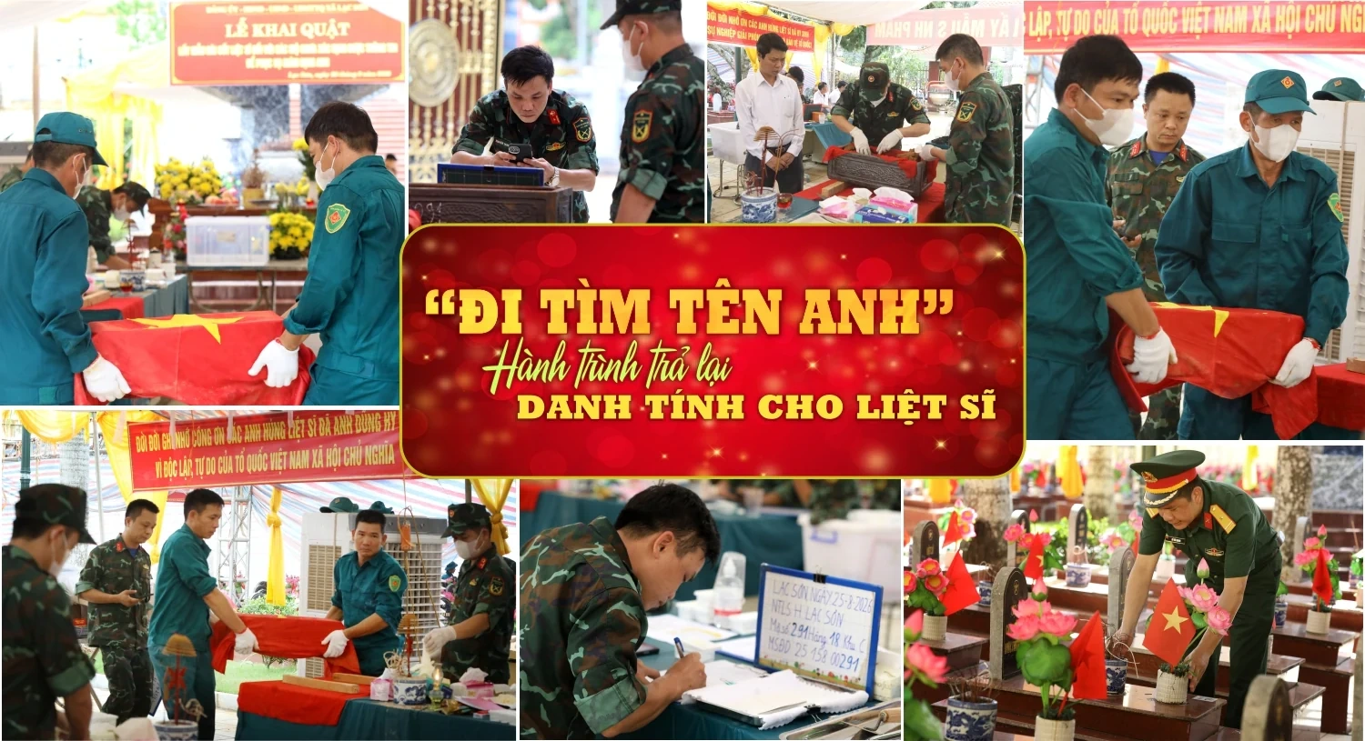 “Đi tìm tên anh” - Hành trình trả lại danh tính cho liệt sĩ