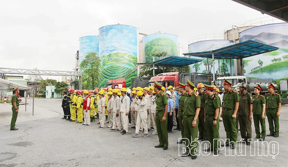 Thực tập phương án chữa cháy và cứu nạn, cứu hộ sự cố hóa chất