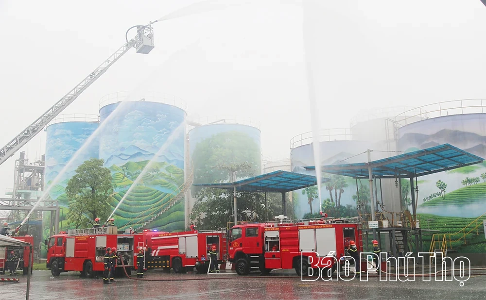 Thực tập phương án chữa cháy và cứu nạn, cứu hộ sự cố hóa chất
